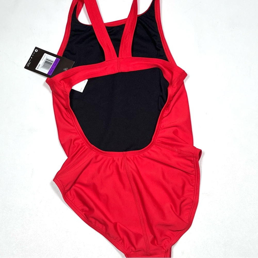 NIKE athletic one piece swimsuit 32 wms 6 - Picture 2 of 5